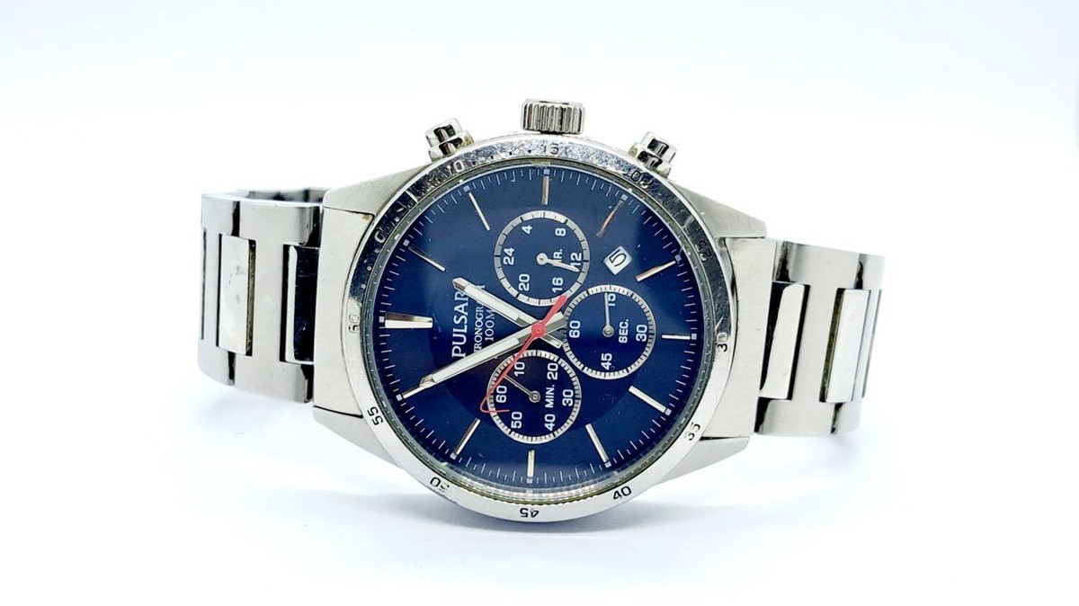 Pulsar Men's VD53-X001 Chronograph Active Sport Chronograph Watch