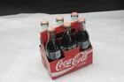 Vintage 1996 Coca Cola 8oz Full Bottles Cardboard Carton Rare clovis ca rodeo