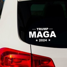 Trump 2024 MAGA Patriot USA Save America Die Cut Decal Vinyl Stickers for Cars