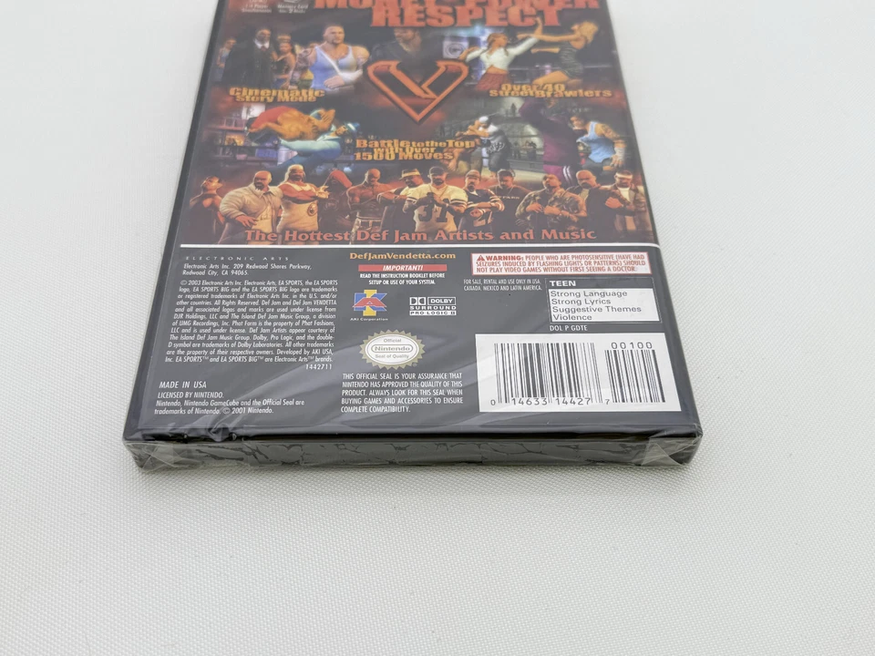New! Def Jam Vendetta (Nintendo GameCube) Sealed! - Image 4 of 4