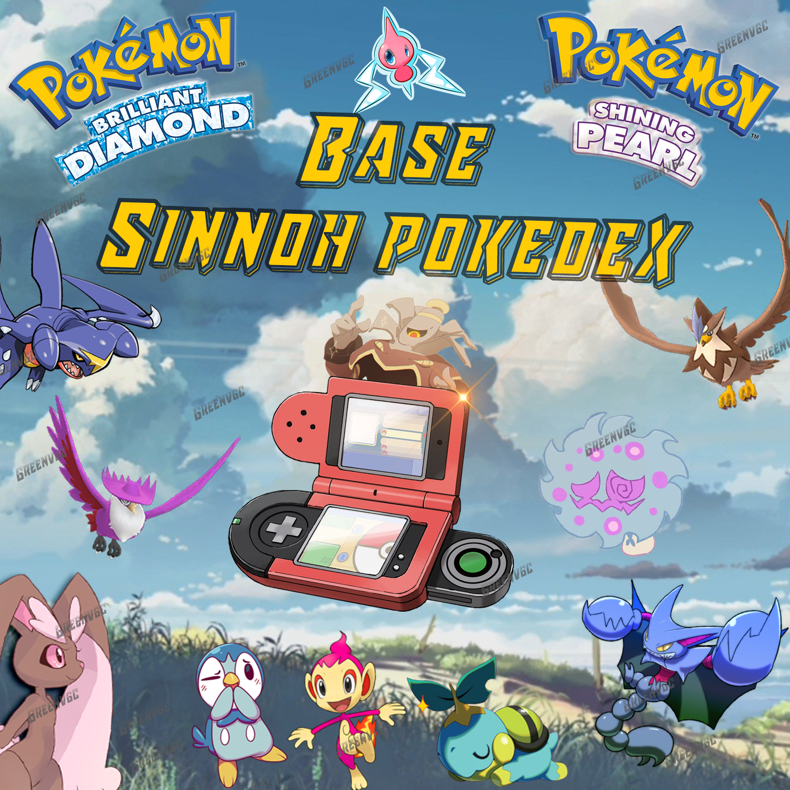 ◓ Lista de todos os Pokémon de Sinnoh disponíveis em Pokémon Brilliant  Diamond & Shining Pearl (Sinnoh Dex)