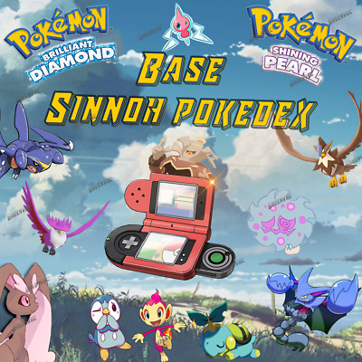 Base Sinnoh Pokedex Shiny 6IV Max Stats Pokemon Brilliant Diamond Shining Pearl