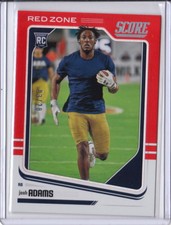 2018 Score Red Zone Parallel #364 Josh Adams - Notre Dame Fighting Irish /20