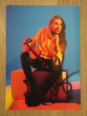 David Garrett original handsignierte Autogrammkarte / Musik T5