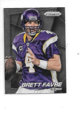 Brett Favre HOF 2014 Silver Panini Prizm Football Card #17