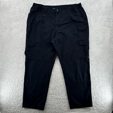 Propper Men’s Tactical Cargo Pants 44x32 (Hemmed to 30") Blue Ripstop Canvas