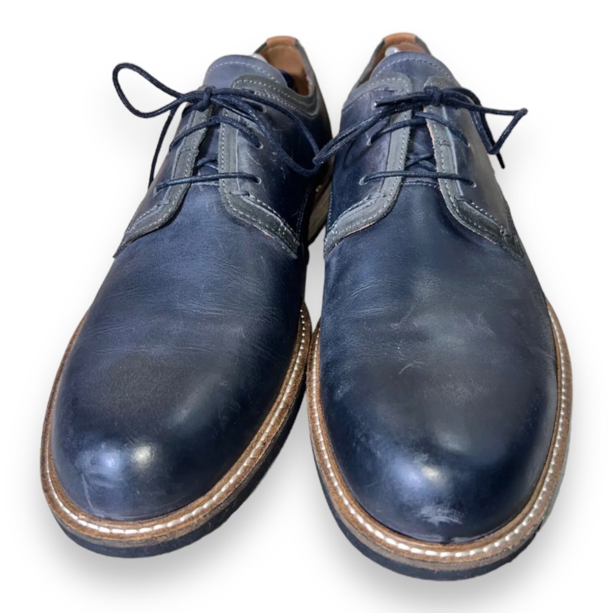 Ecco Kenton Derby Tie Black Leather Oxfords Men display picture 2