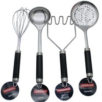 KüChen Utensilien Set 4 Tlg. KüChenhelfer Kochbesteck KüChenbesteck Kochen Herd