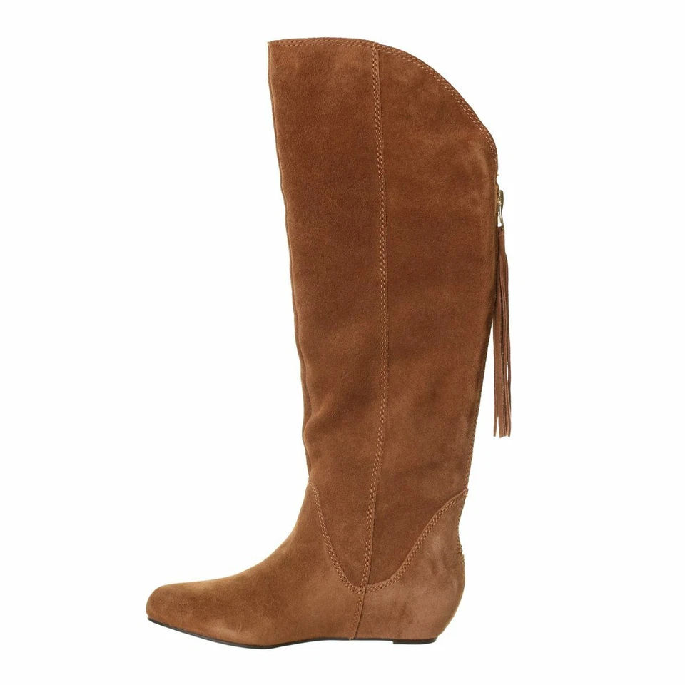 STEVEN BY STEVE MADDEN Para Mujer Laurren Botas Ocultas Cuña Borla Zapatos TEDO Foto 2 de 3