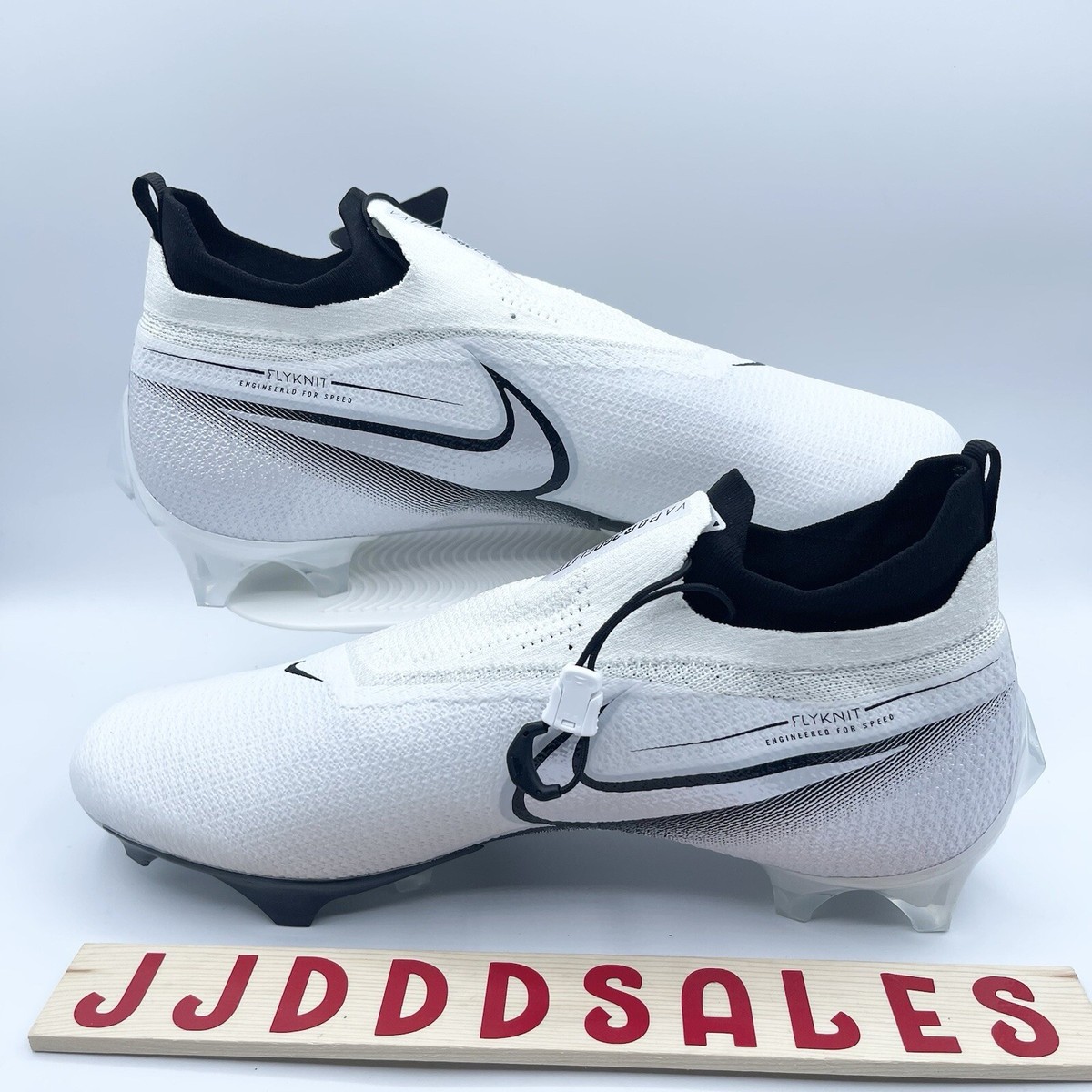 Nike Vapor Edge Elite 360 Flyknit Football White CV6282-108 Men’s Size 12.5 Nike Vapor Edge Elite 360 Flyknit Football Cleats White  main image 2