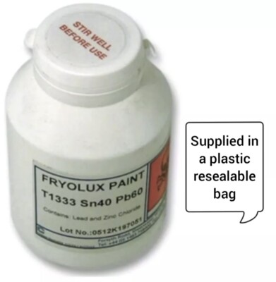 Fry's Fryolux Lötfarbe 125 gm (Lieferung im Beutel KEINE DOSE)