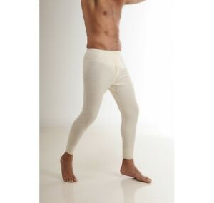 Mens Merino Wool & Silk Long Johns - Grey – MamaOwl