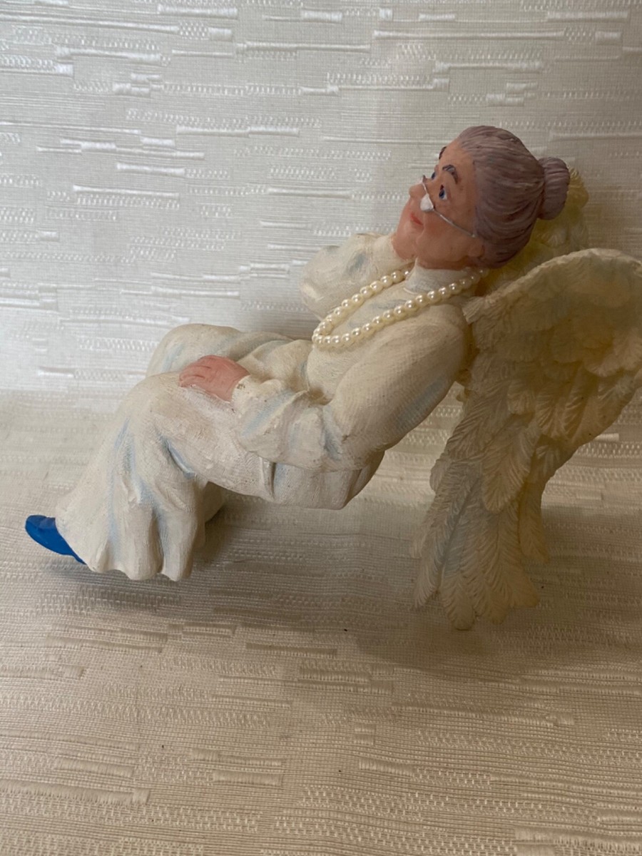 Studio Retired Angel Tom Rubel figurine Ms Estray chair pearl