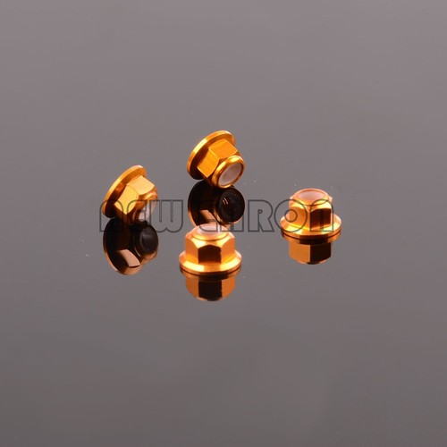 Aluminum M4 Wheel Nuts 4P FOR Traxxas Slash 2WD Slash 4x4 Rustler Stampede Rally - Picture 9 of 22