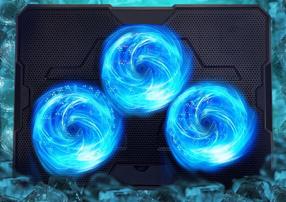 Laptop Cooling Platform - 3 Fans - Dual USB Ports - Up to 17.3" Laptops - Image 2 of 4