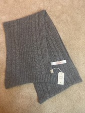 Image of Jack Wills Ladies Grey Knitted Scarf Superior marl filsdon