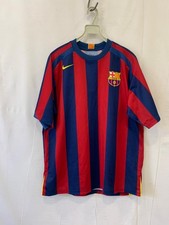 VTG 2004 2005 Nike FC Barcelona Ronaldinho 10 Home Jersey Mens L Total 90T90#240
