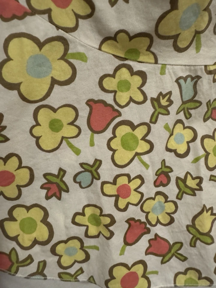 Moschino Cheap&Chic Cotton Summer Dress Yellow Flowers Size USA 8 - Image 4 of 4