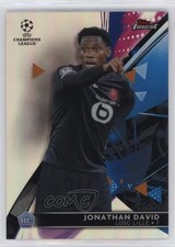 2021-22 Topps Finest UCL Refractor Jonathan David #41 12wc