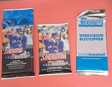2020 Topps Stadium Club Baseball Pack lot (w/ Widevision Topper)