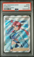 PSA 10 Skyla 072 Full Art 2021 Pokemon SwSh Sword Shield Shining Fates GEM MINT