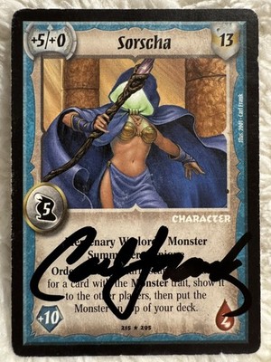   Warlord CCG - Artist Signed - Carl Frank - Popular OG Warlord: Sorscha
