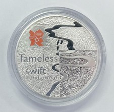 GREAT BRITAIN 2010 5 Pounds Silver proof tameless and swift and proud e.567
