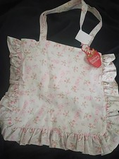 Strawberry Shortcake Floral Ruffles Tote Bag Charm White Pink