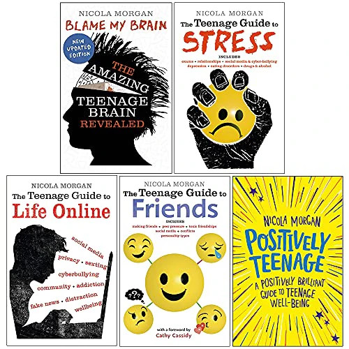 Nicola Morgans Teenage Guide 5 Books Collection Set (Blame My B | Nicola Morgan