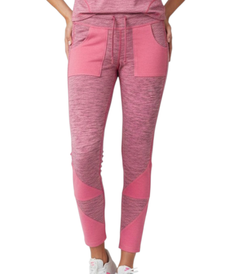 FREE PEOPLE FP MOVEMENT Kyoto Leggings Pants FRENCH TERRY High Rise Ankle SIZE L