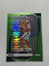 2024 Panini Prizm Rookies Neon Green Pulsar Prizm Bo Nix #309 Rookie RC