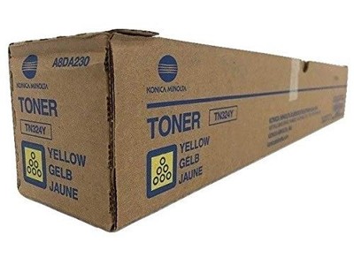 Konica Minolta TN-324Y Original Laser Toner Cartridge Yellow Pack