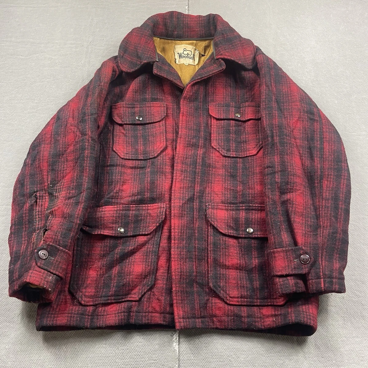 vintage woolrich hunting jacket products for sale | eBay