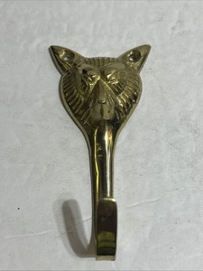 Vintage Fox Head Home Decor Multi-Purpose Wall Mount Coat Bridle Barn Hook