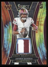 2025 SELECT JAYDEN DANIELS FOTL TIE DYE #DSM-JDS 20/25 PRIZM PATCH RC!!
