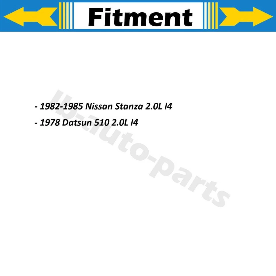 Para Nissan Stanza 1982-1985 2,0 L 1978 Datsun 510 2,0 L línea de manguera de freno trasero 2x Foto 2 de 4