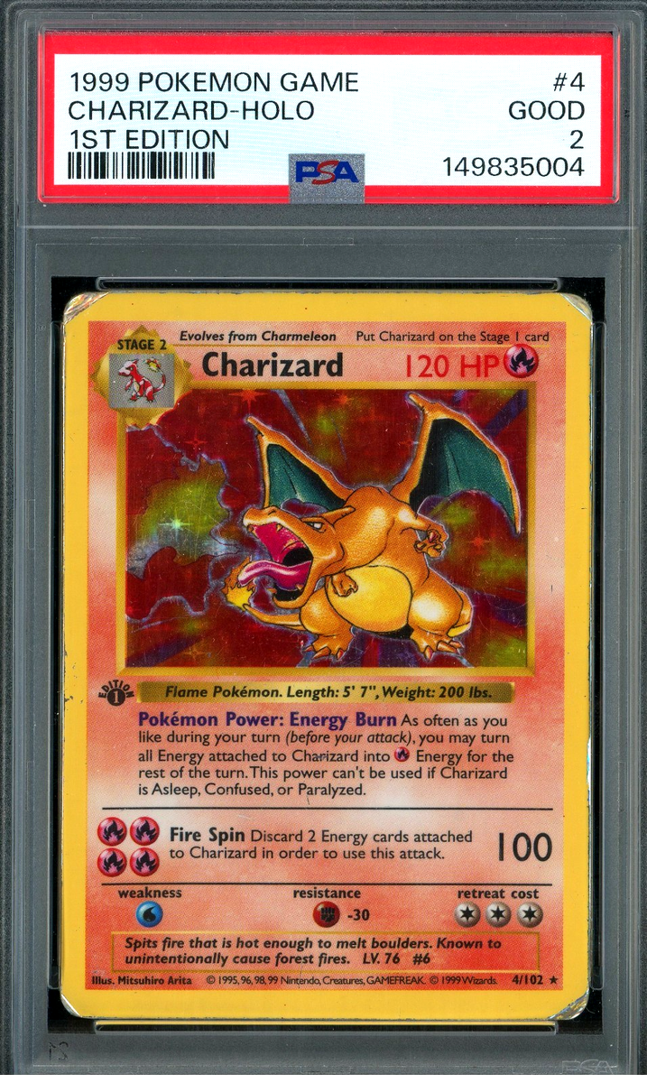 Charizard 4/102 Base Set (Shadowless) Holo for sale online | eBay