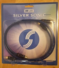 DH Labs Silver Sonic BL-1 Series II RCA Cables; 1M Pair Interconnects