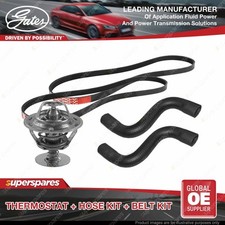 Gates Thermostat Radiator Hose Drive Belt for Toyota Camry SV21 2.0L with A/C