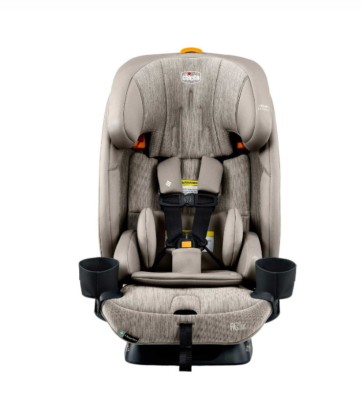 CHICCO Fit3x ClearTex Ultra-Slim All-in-One Car Seat - Oat NEW