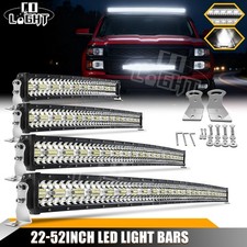52 42 32 Curved Led Light Bar Spot Flood Driving Fog Lamp Off Road Suv Rzr Atv 52 42 32 Curved Led Light Bar Spot Flood Driving Fog Lamp Off Road Suv Rzr Atv