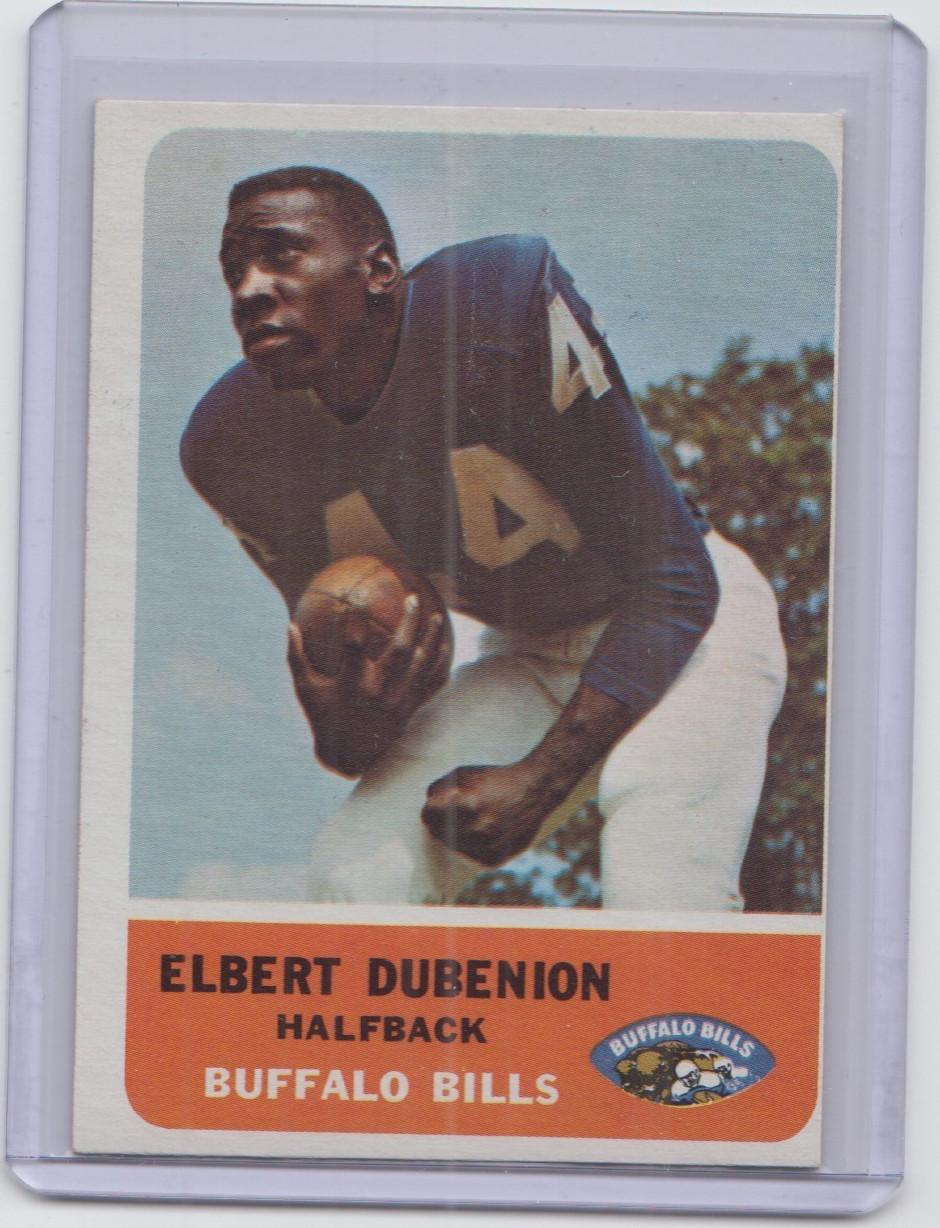 1962 Fleer #14 Elbert Dubenion EXMT Set Break