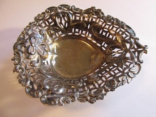 solid silver pin dish. birmingham 1901