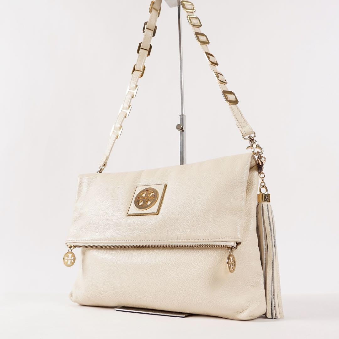 Tory Burch 2-way Shoulder Bag Clutch Tassel Leather Women's From Japan