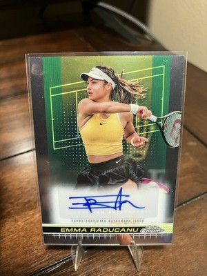 2024 Topps Chrome Autographs II Emma Raducanu