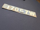 1913 Wisconsin Automobile License Plate Metal Riveted Numbers 17067W — photo 8