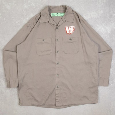 Red Kap Vintage Wildcats Workwear Shirt X-Large Herren 1990s Grey Company
