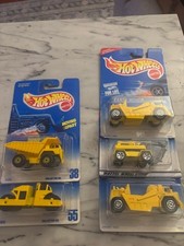 Vehículos de construcción Hot Wheels años 90/2000 nuevos en caja tú eliges camión de volteo amarillo