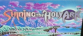 Shining The Holy Ark Sega Saturn *Disk Only*