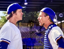 KEVIN COSTNER HAND SIGNED 8X10 BULL DURHAM BASEBALL CRASH DAVIS W/ NUKE LALOOSH